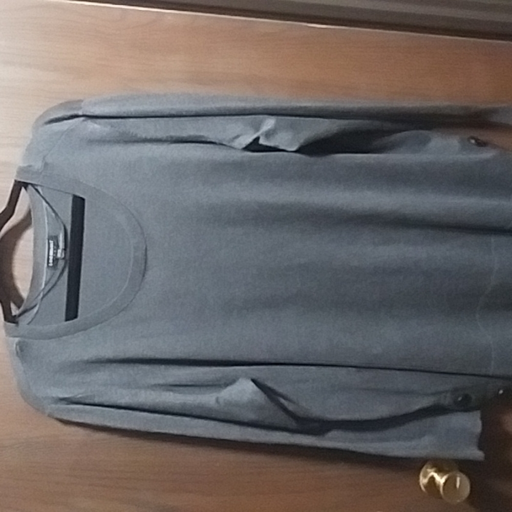 Lane Bryant scoop neck button detail sweater